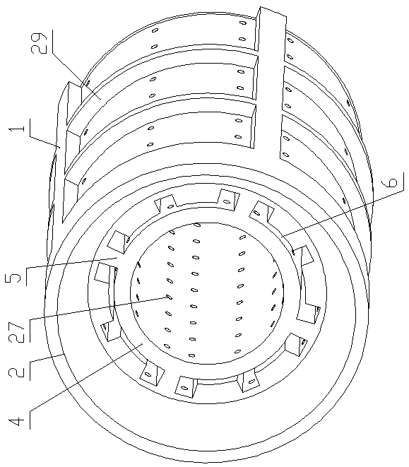 Open mesh surface fixed sleeve