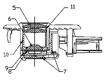 Automobile door projecting lamp and application thereof