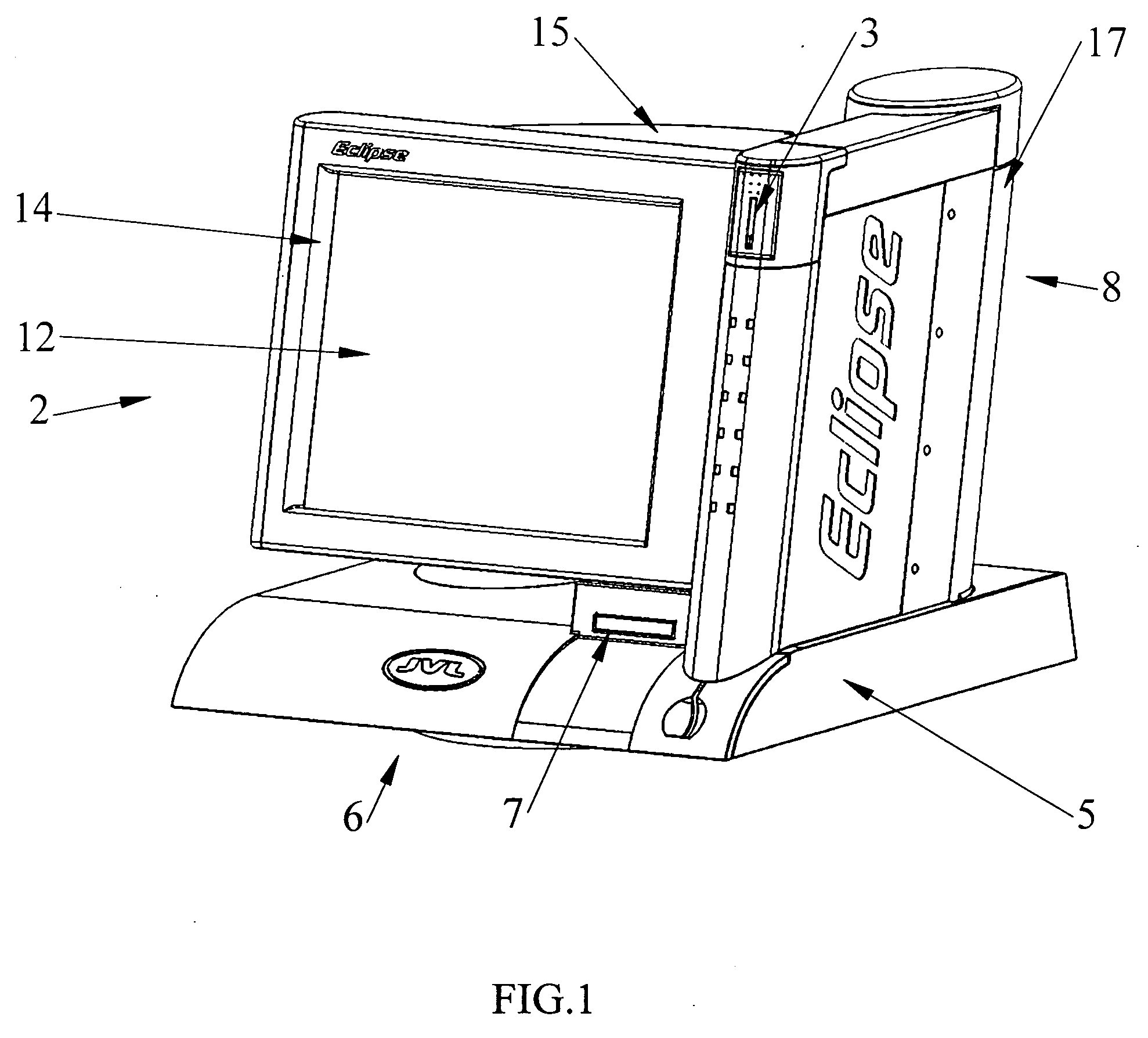 Countertop video terminal