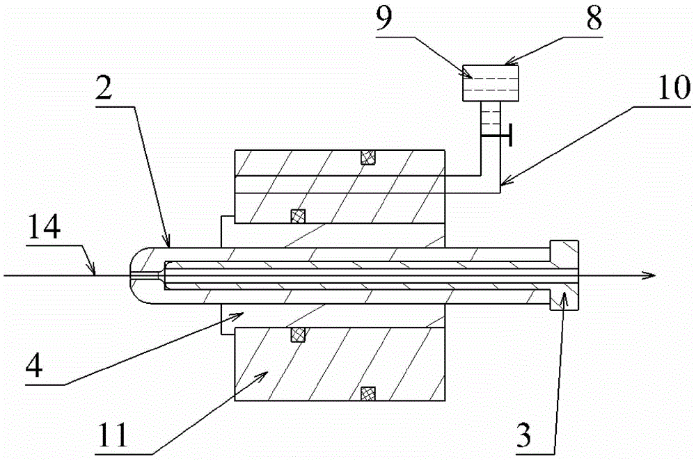 Electro-hydraulic forming device for pipe fitting and forming method
