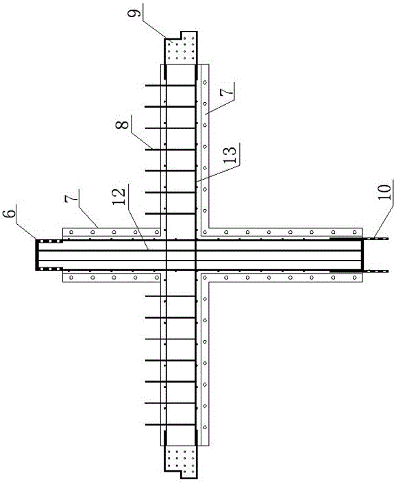 A dry mortise and tenon frame structure