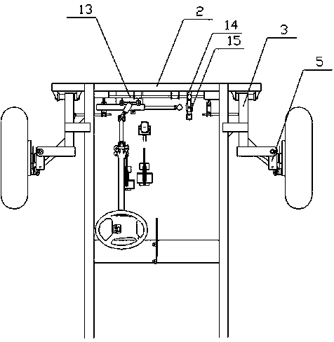 Suspension steering device for hub direct-driving electric vehicle