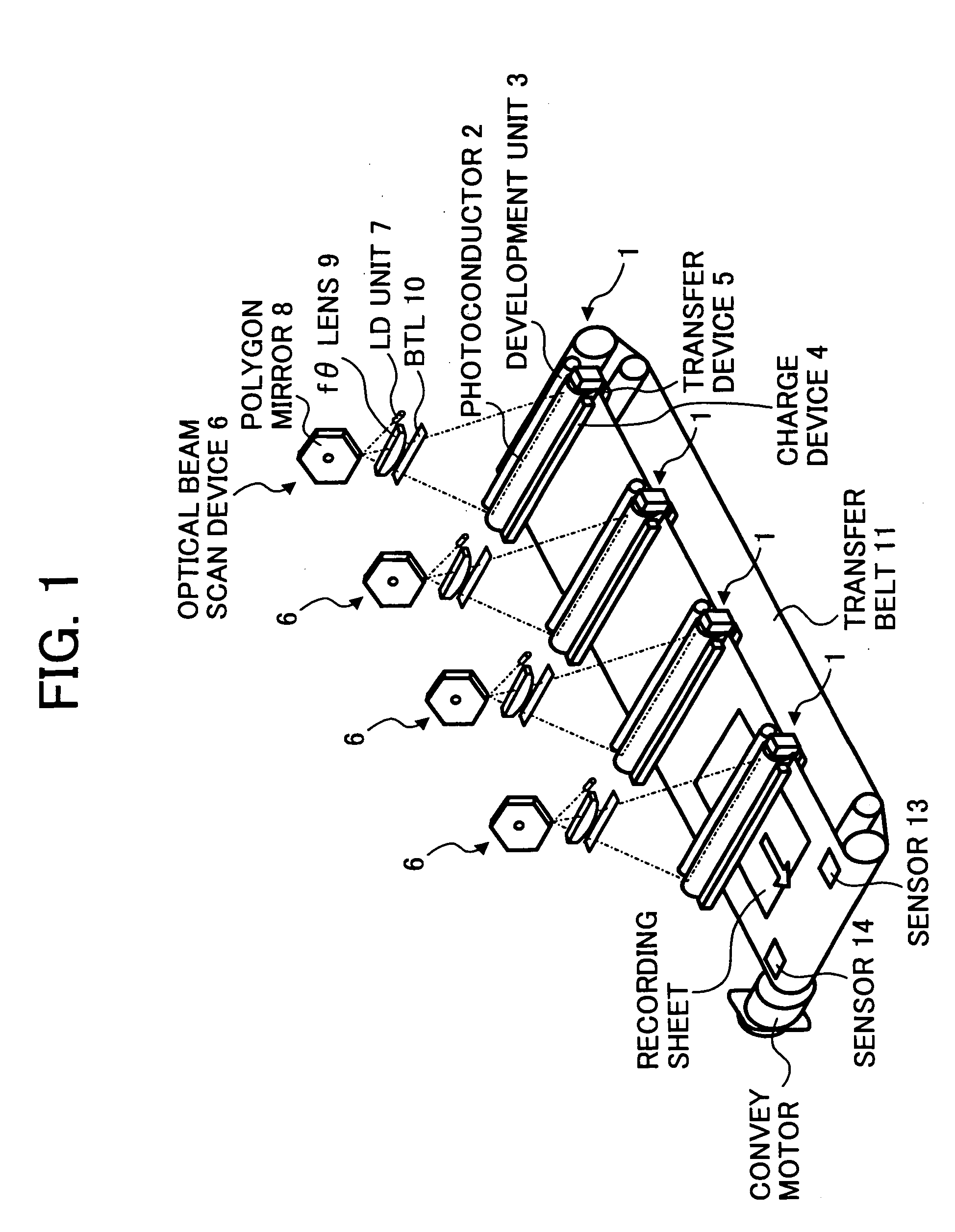 Color image forming apparatus and method