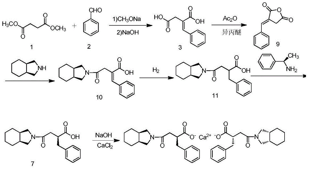 Improved mitiglinide calcium industrialized preparation method