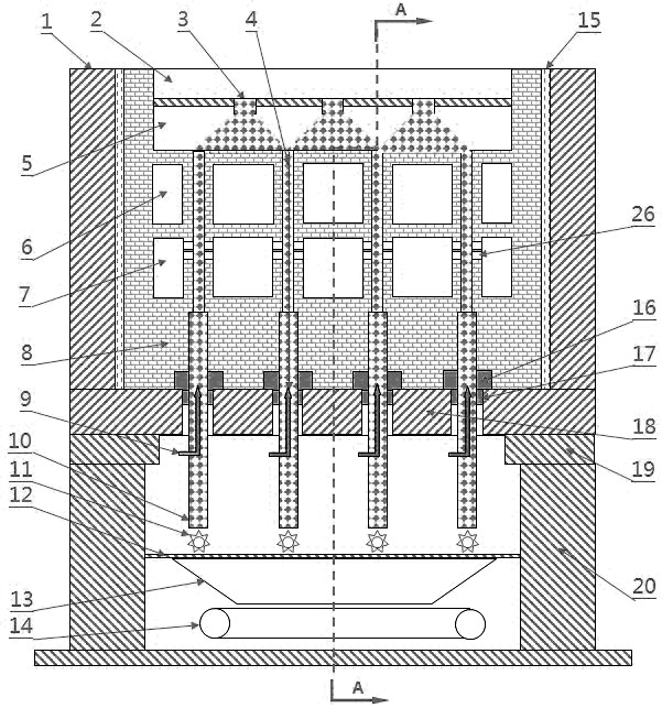 Device and method for optimizing low-grade laterite-nickel ore through gas-based direct reduction magnetic separation