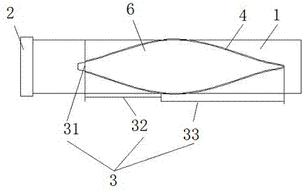 Whipstock in direct connection with casing