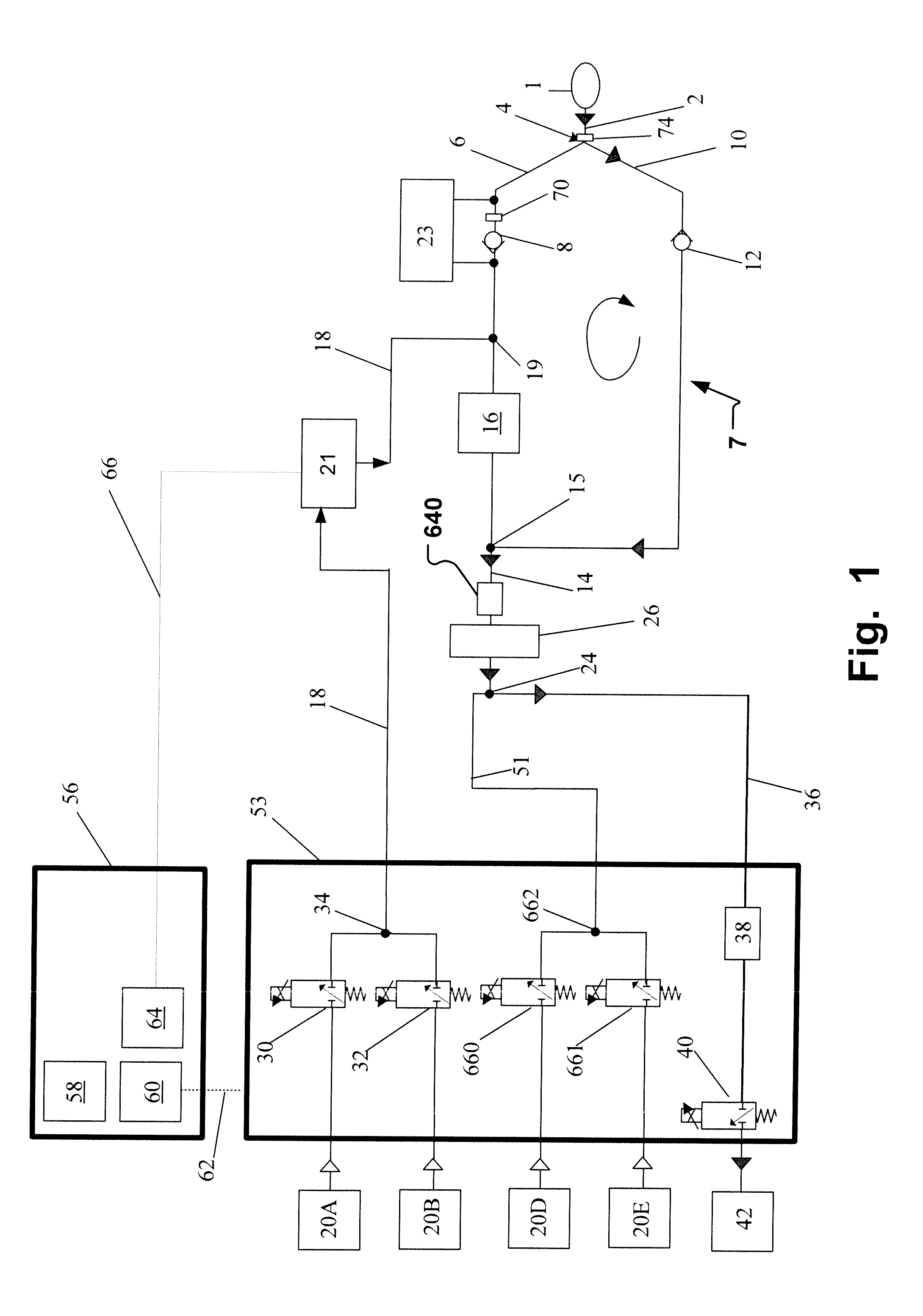 Anesthetic breathing apparatus having volume reflector unit with controllable penetration