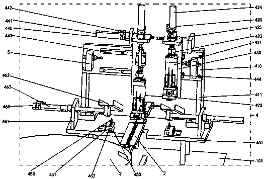 Inner hole oil stain removing device