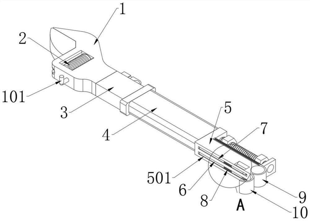 Integrated spanner wrench mechanism for electrical service