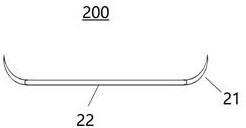 Cambered surface detection device and cambered surface detection method