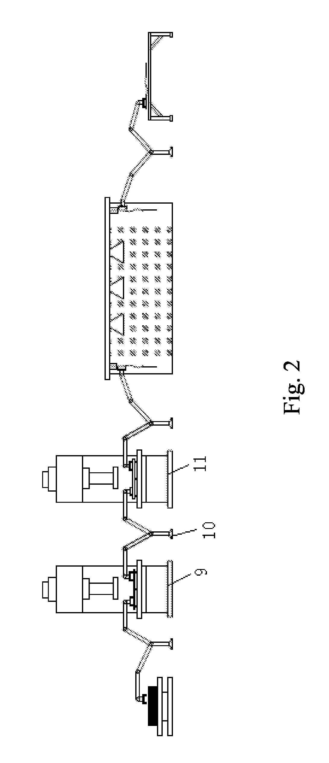 Multi-station continuous hot stamping production line and method
