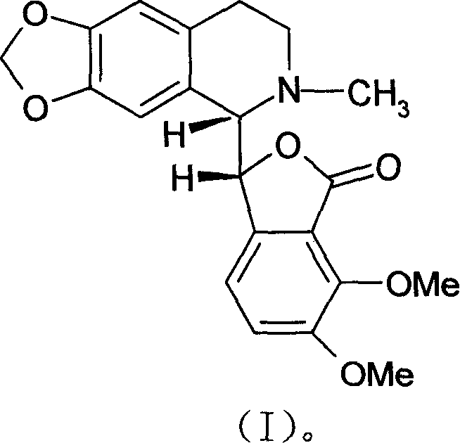 Application of (+) North America coptisine