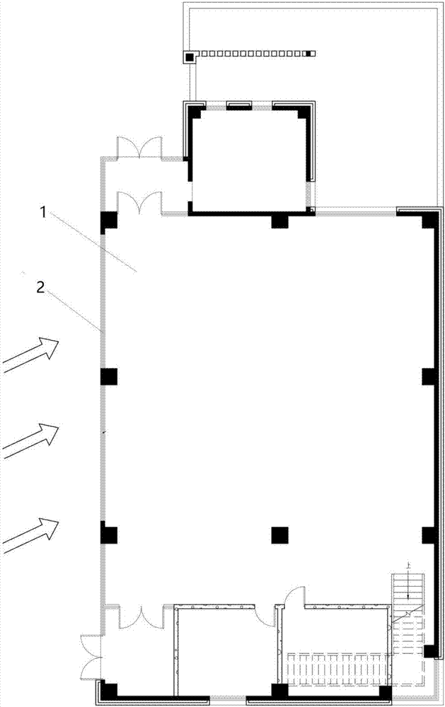 Natural ventilation system for tall and big space of building