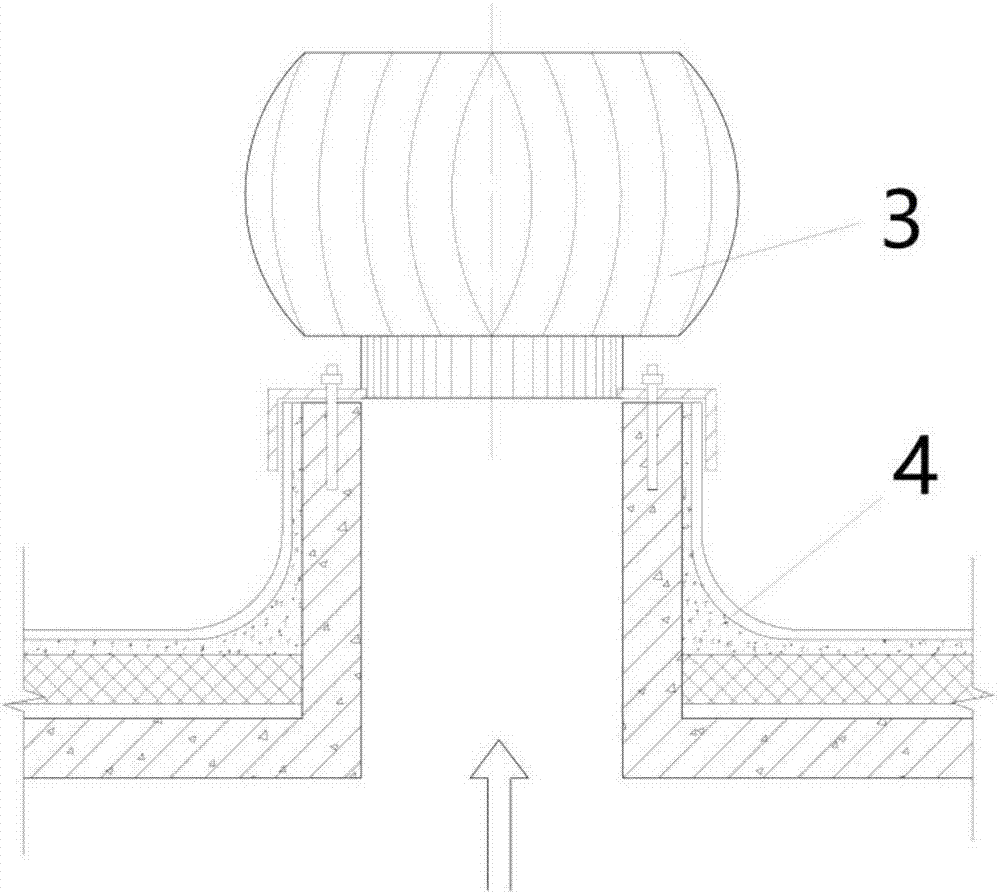 Natural ventilation system for tall and big space of building