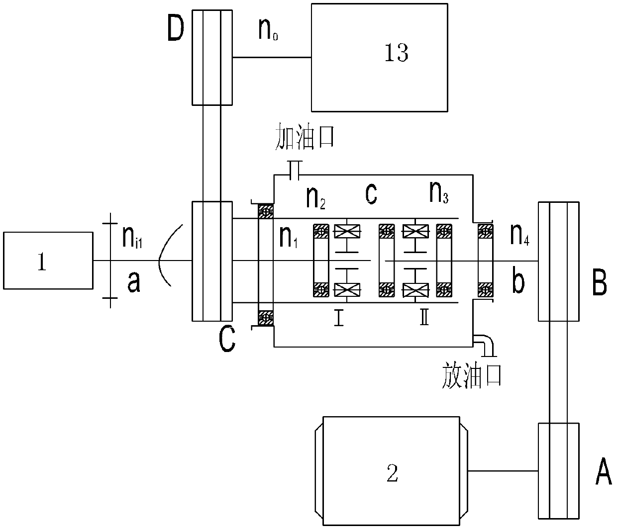 Double-drive device of vehicle compressor