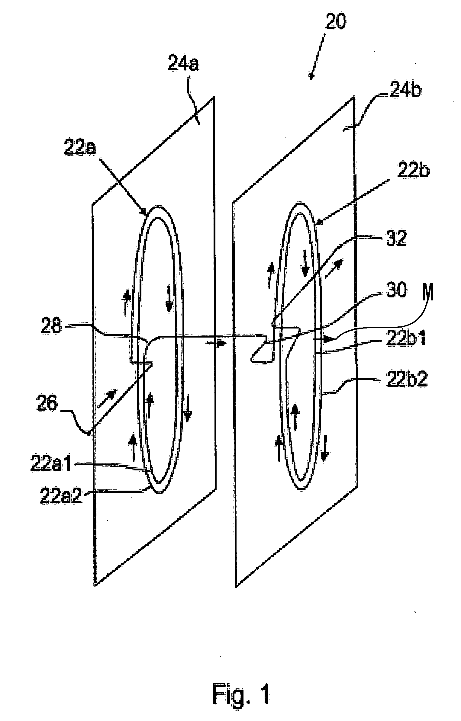 Method and apparatus for application of thin coatings from plasma onto inner surfaces of hollow containers