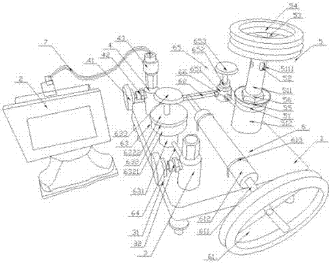 Automatic pressure gauge