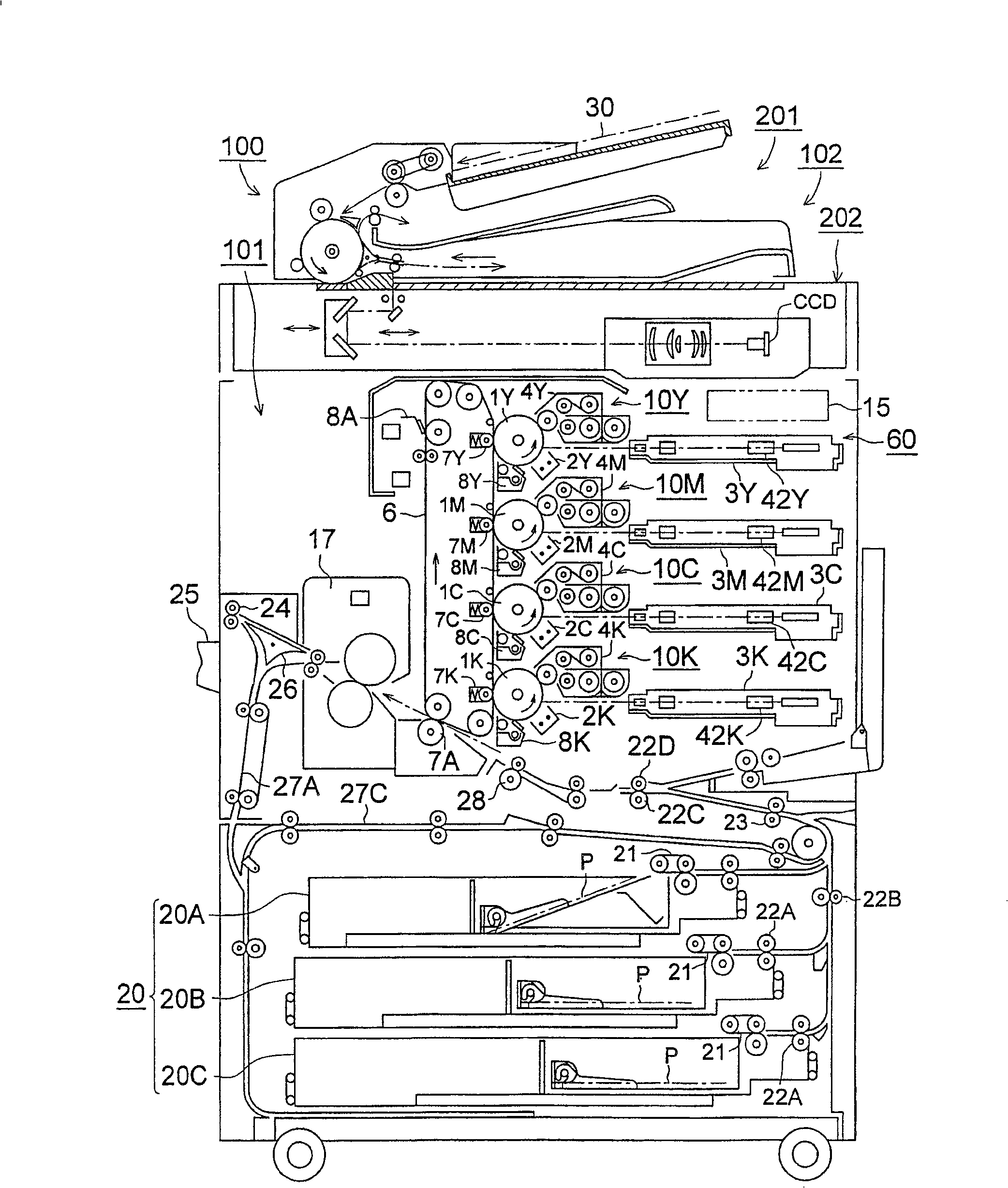 Colour image forming apparatus