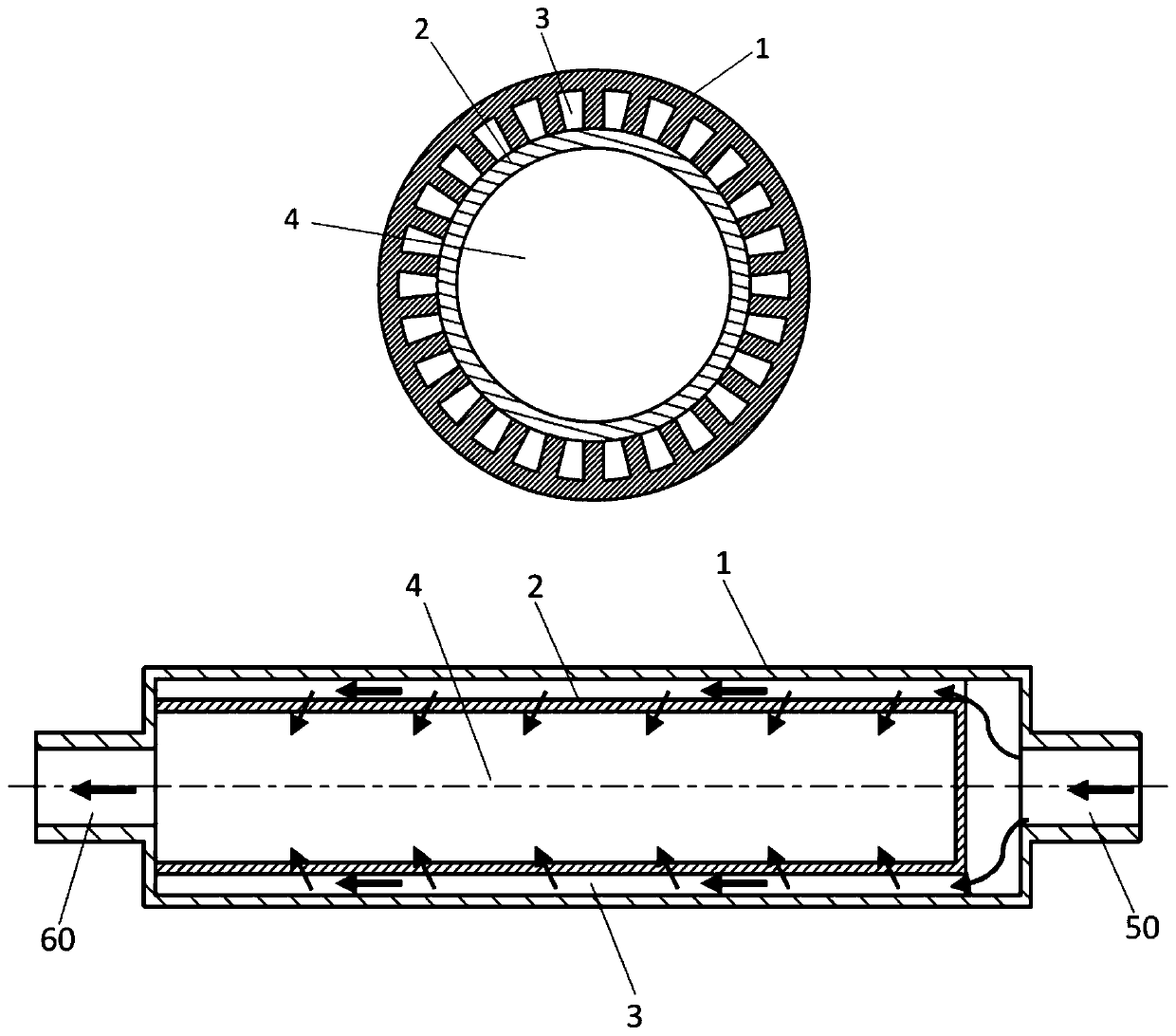 Pump-driven two-phase fluid loop evaporator