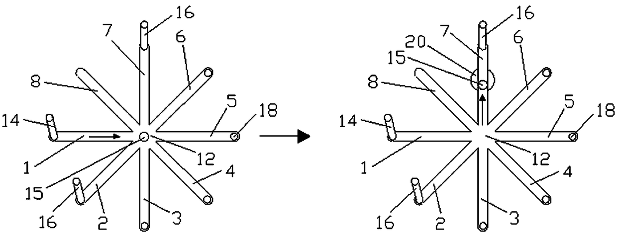 Channel device for controlling magnetic liquid metal by utilizing electromagnetic field coupling