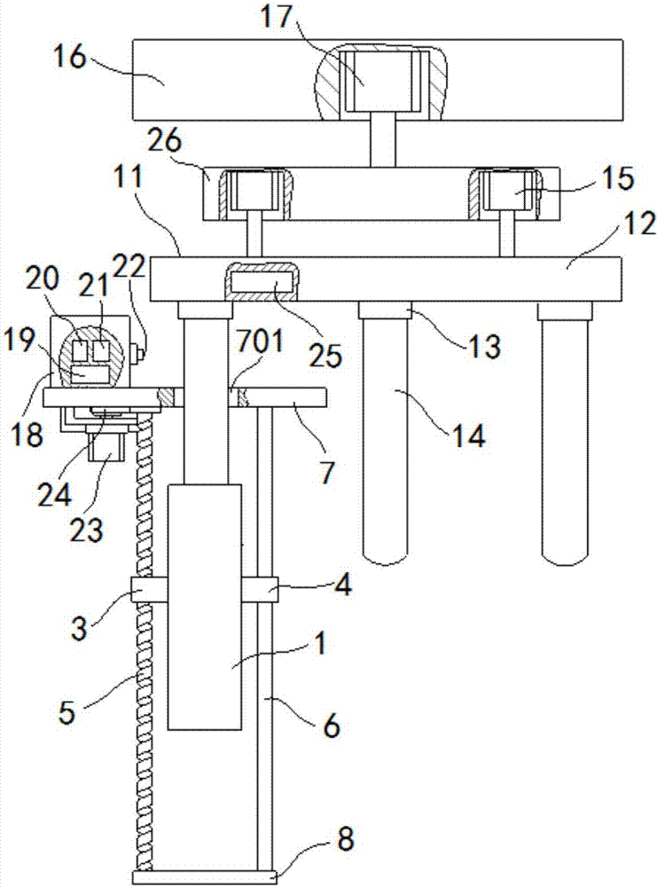 Water sample collection device provided with tube change mechanism