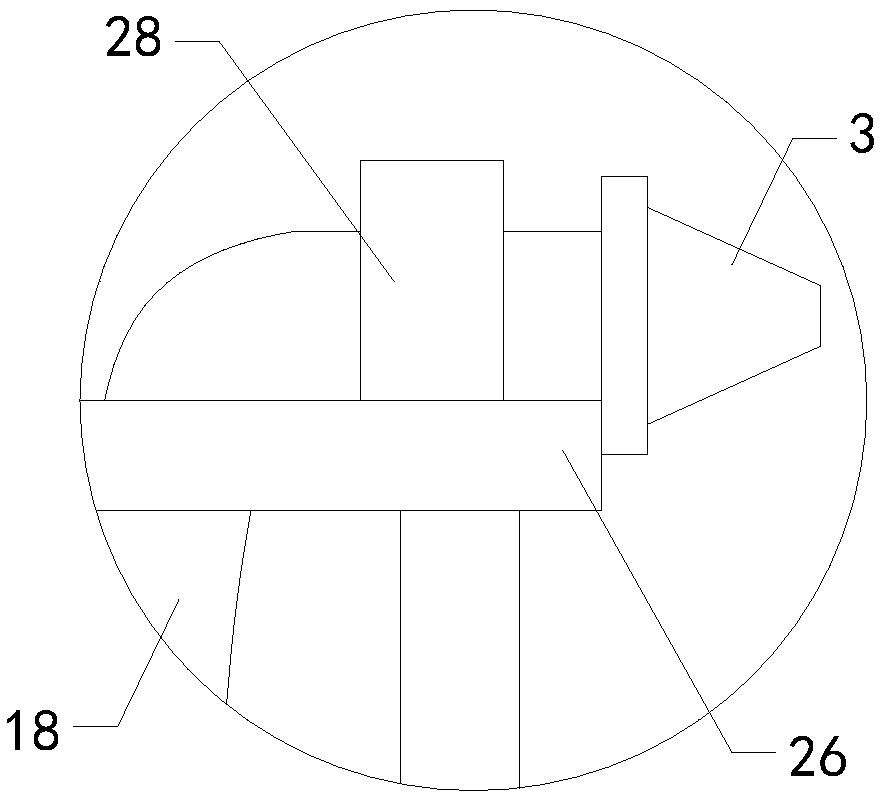 Electrostatic spraying device for inner wall of tubular member