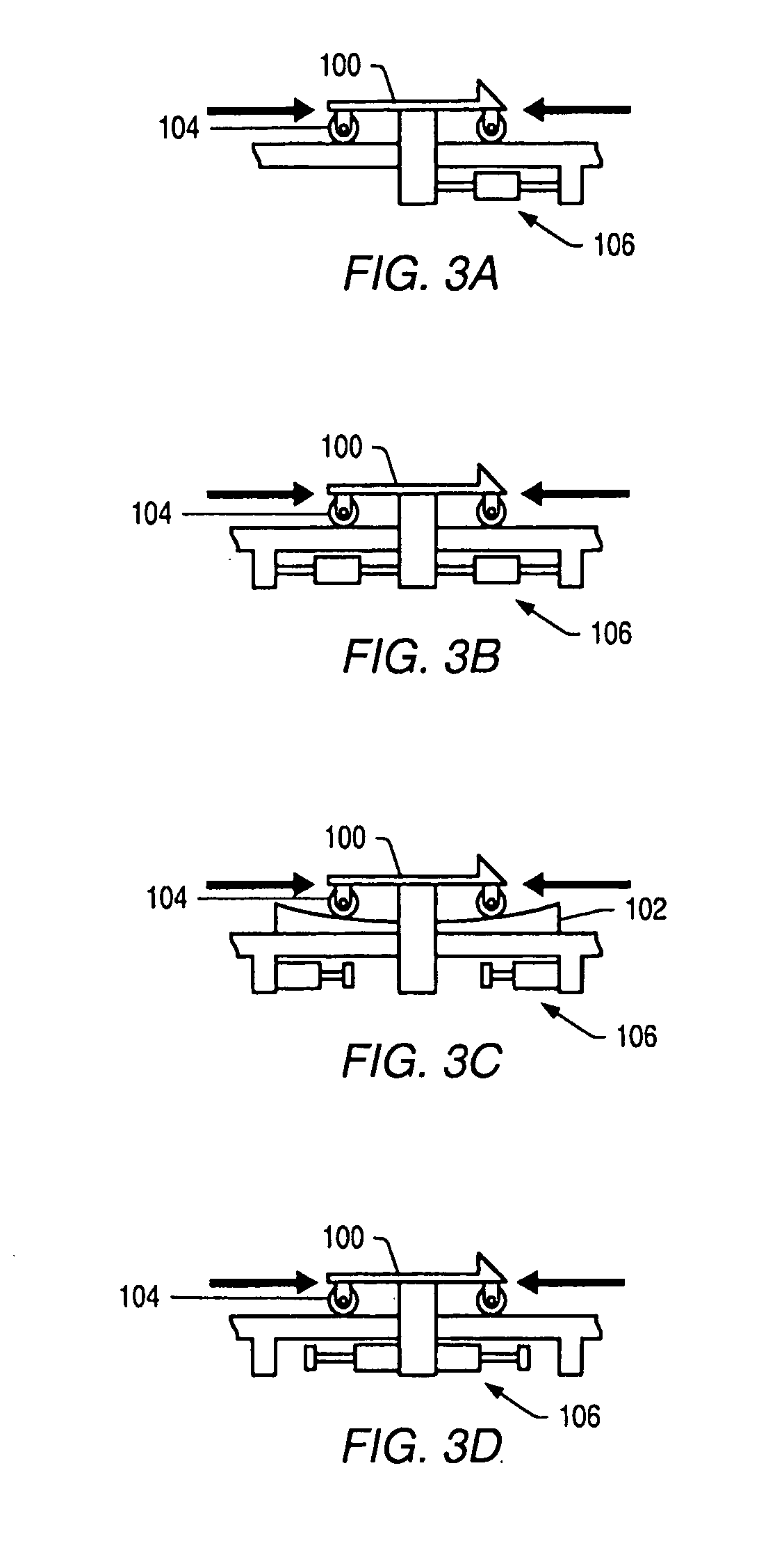 Variable stride exercise device using spring damper assembly