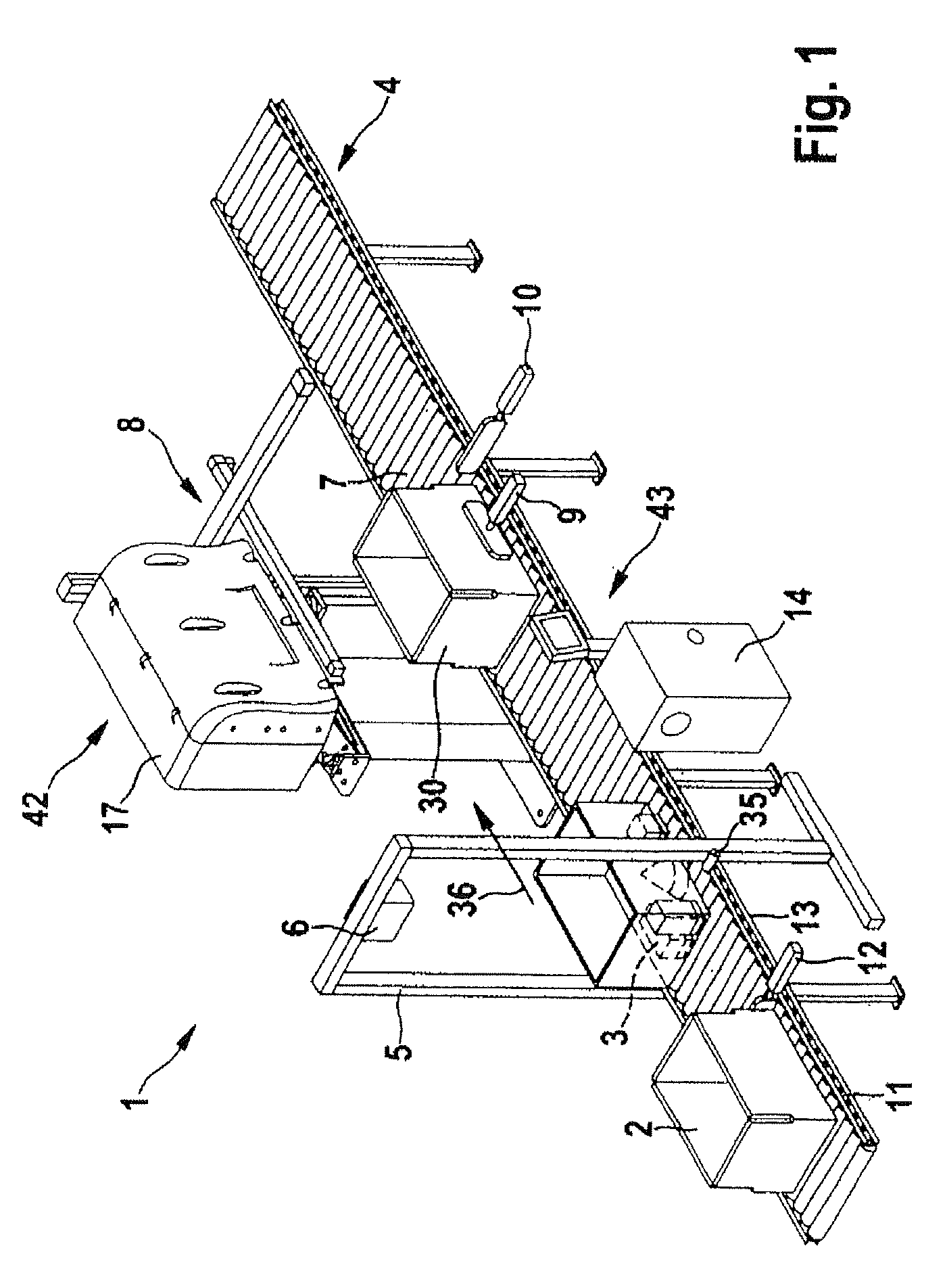 Apparatus for dispensing and inserting packaging material in containers and method therefore