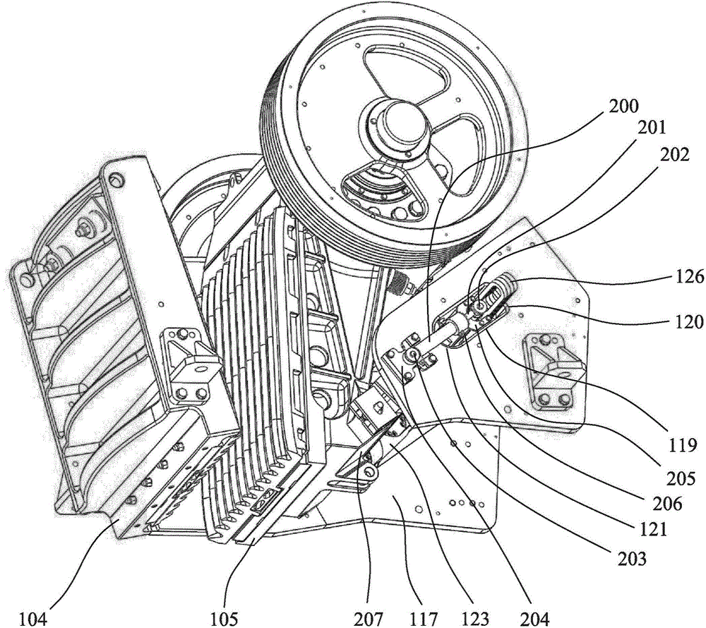 Movable jaw mounting assembly