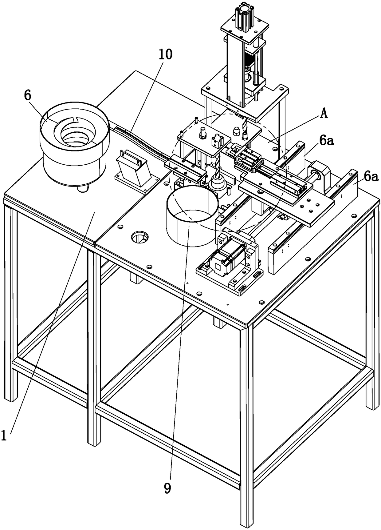 Multi-station automatic inner corner chamfering machine