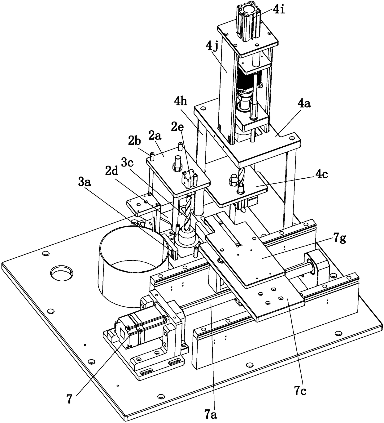 Multi-station automatic inner corner chamfering machine