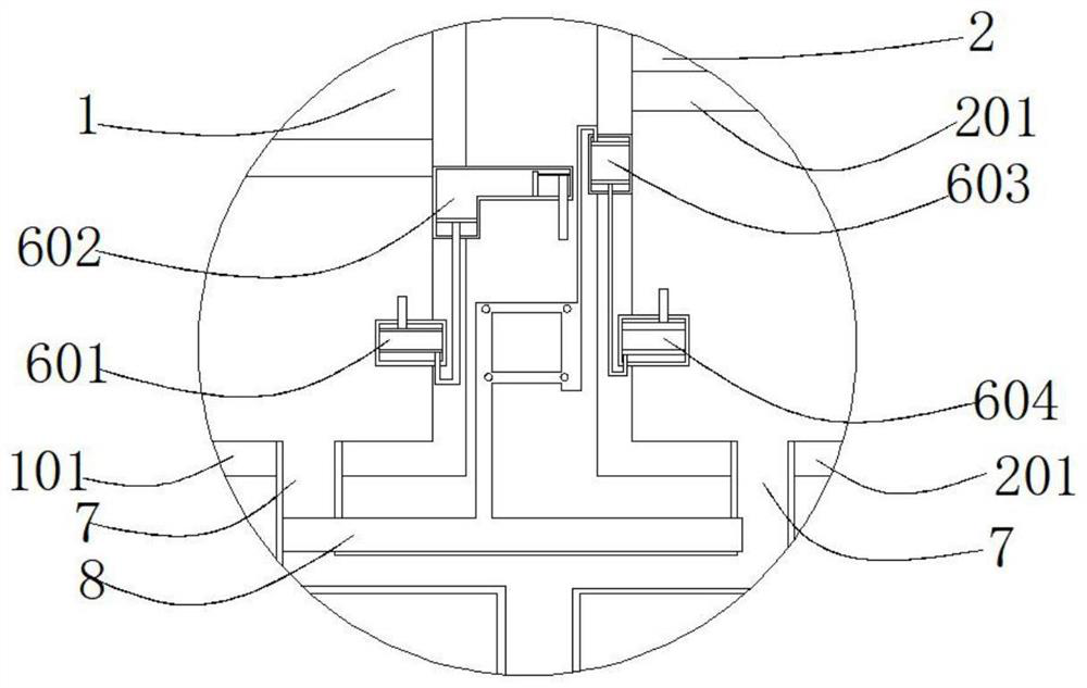 An anti-oxidation treatment device for an etched surface