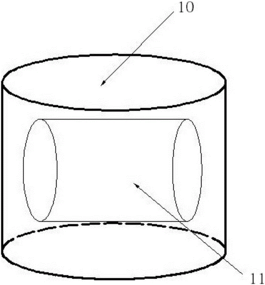 Device and method for testing permeability anisotropy of large-porosity bituminous mixture