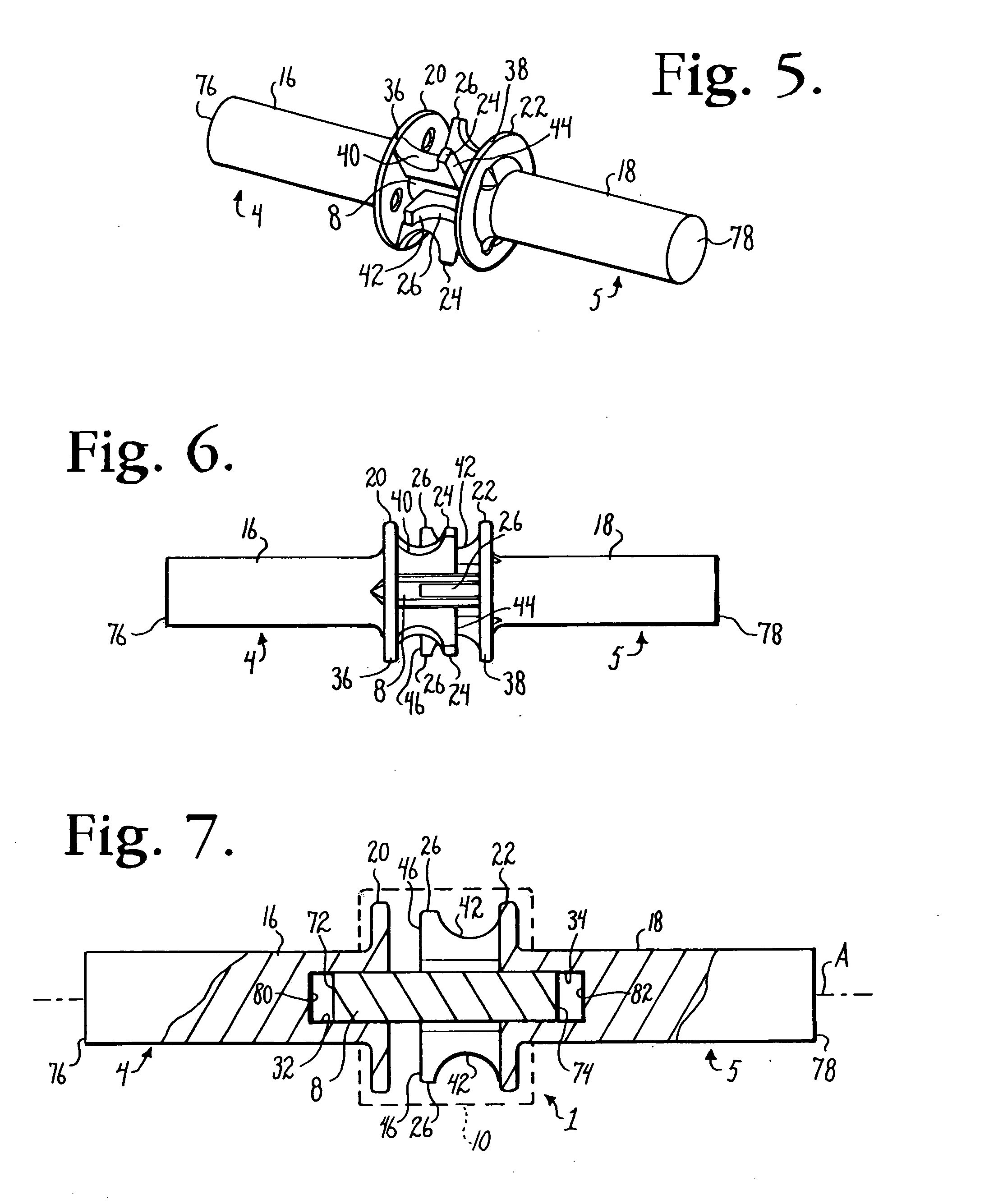 Dynamic stabilization member with fin supported segment