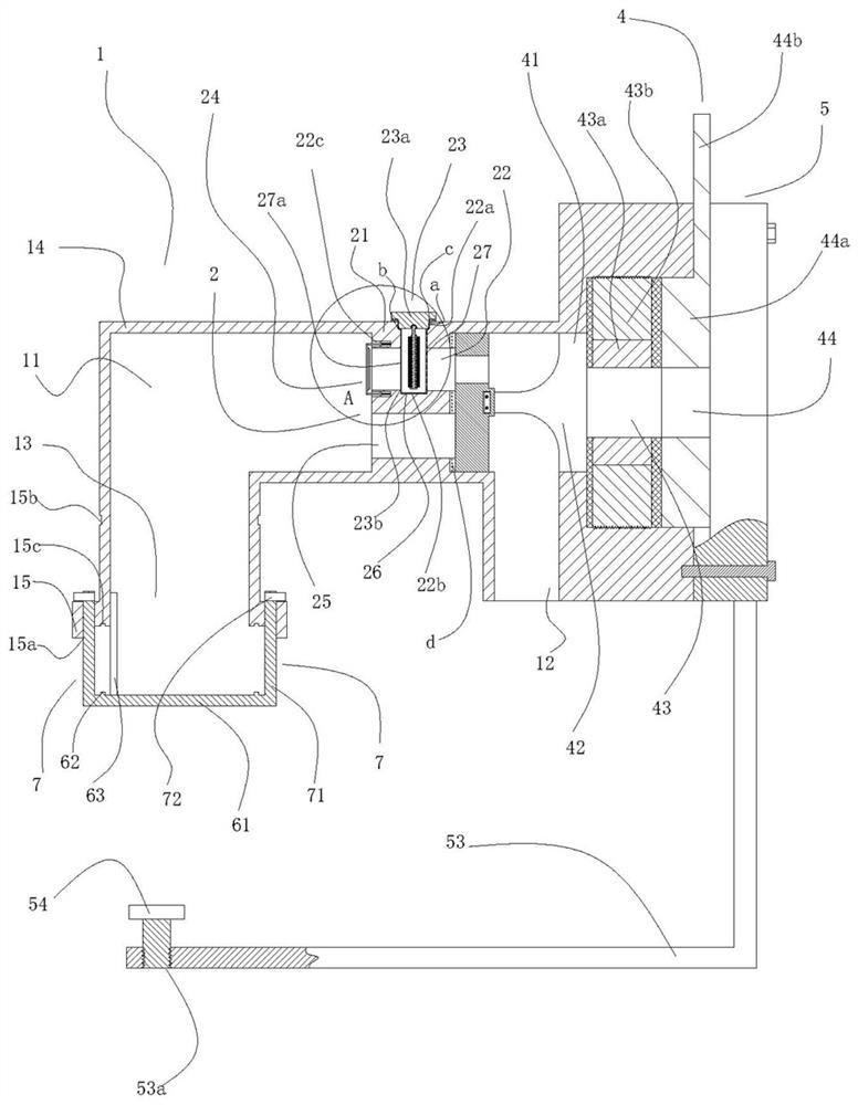 A faucet that facilitates the self-cleaning of the faucet cavity