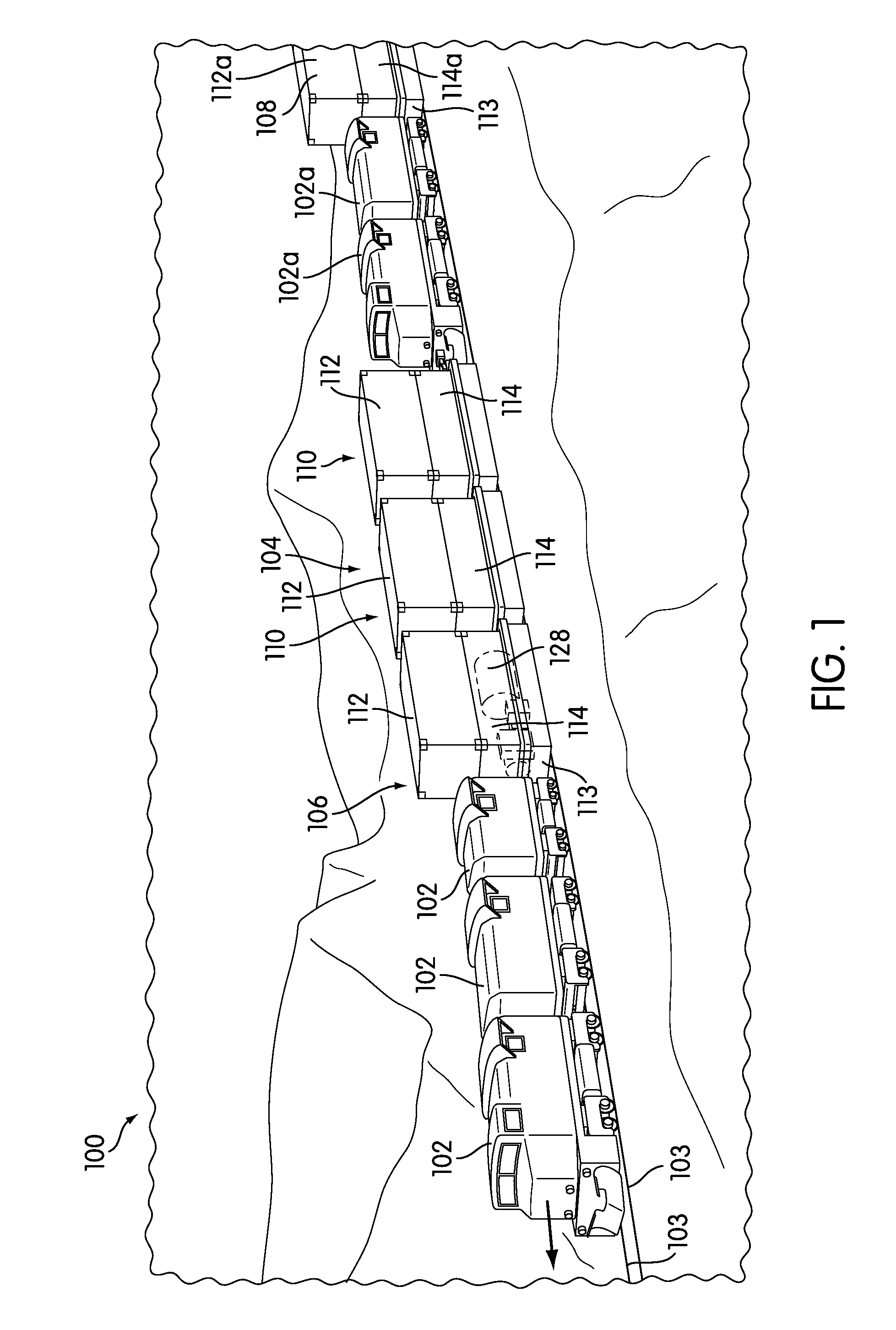 Rail lubrication and/or friction modification system within a non-freight carrying intermodal container