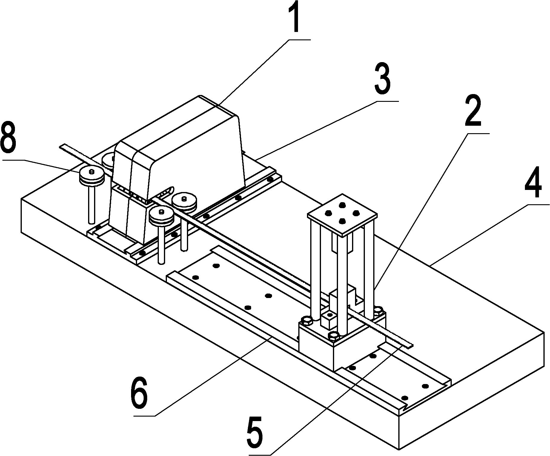 Device for cutting off flat tube of heat exchanger