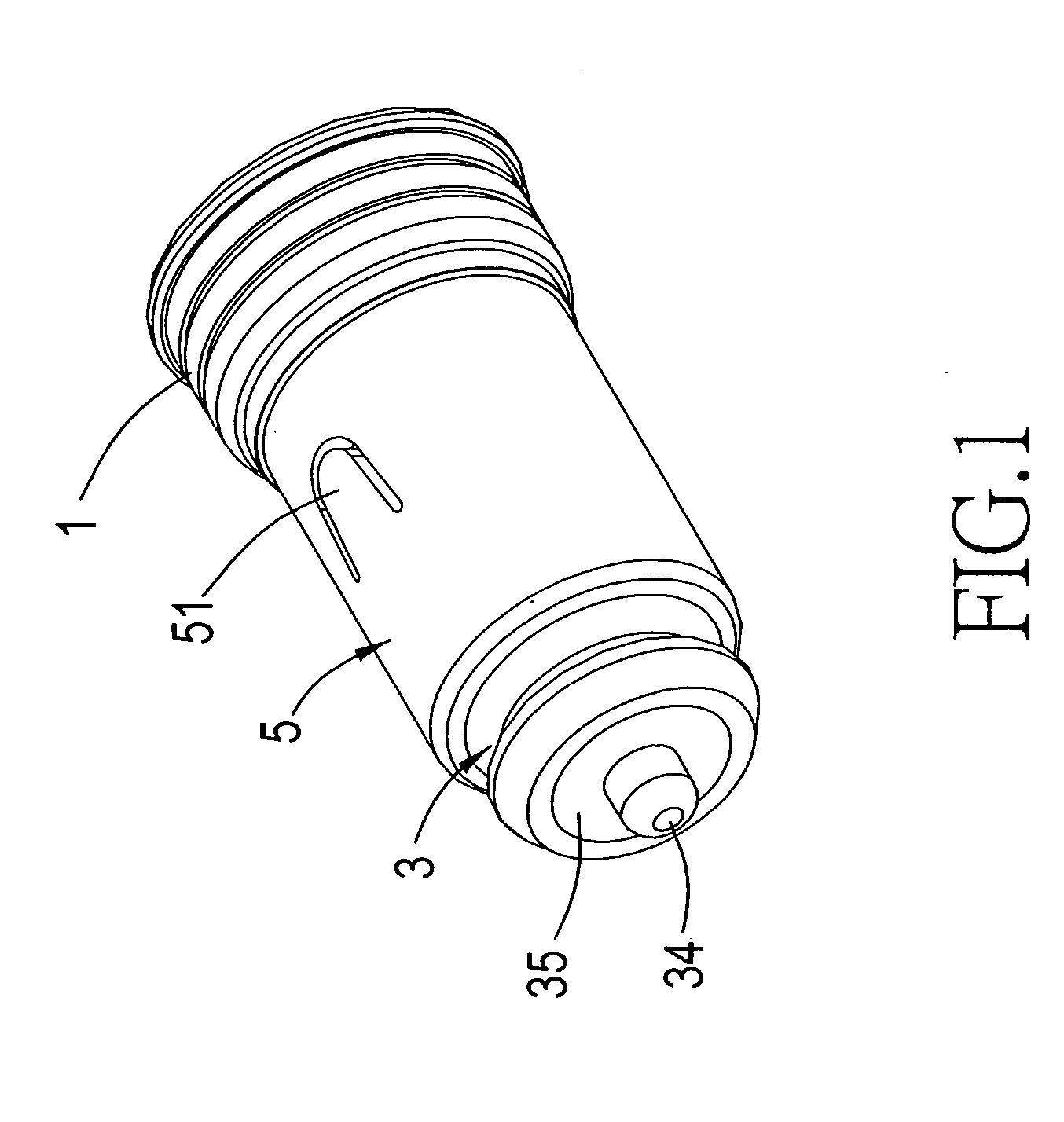 Car flashlight structure