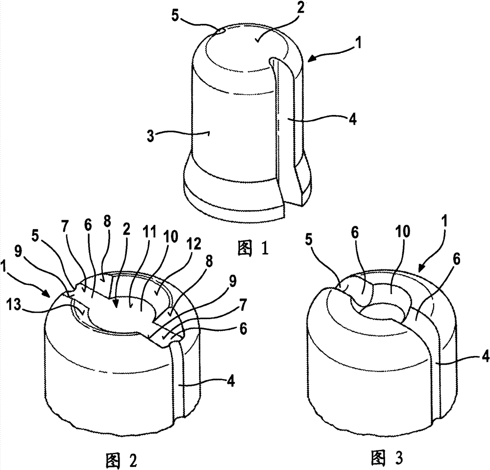 Solenoid valve and driver assistance device comprising said type of solenoid valve