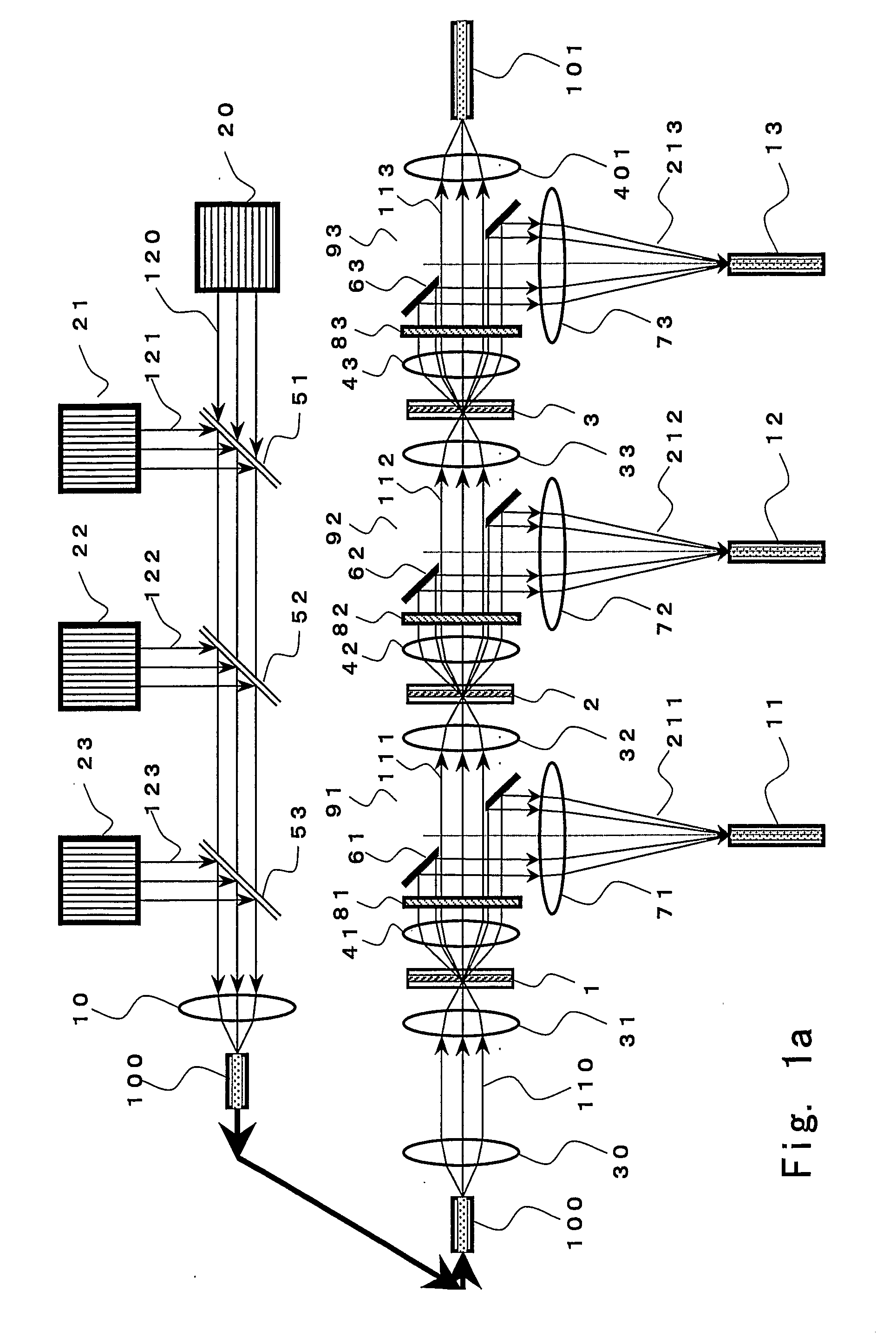 Optically controlled optical-path-switching apparatus, and method of switching optical paths