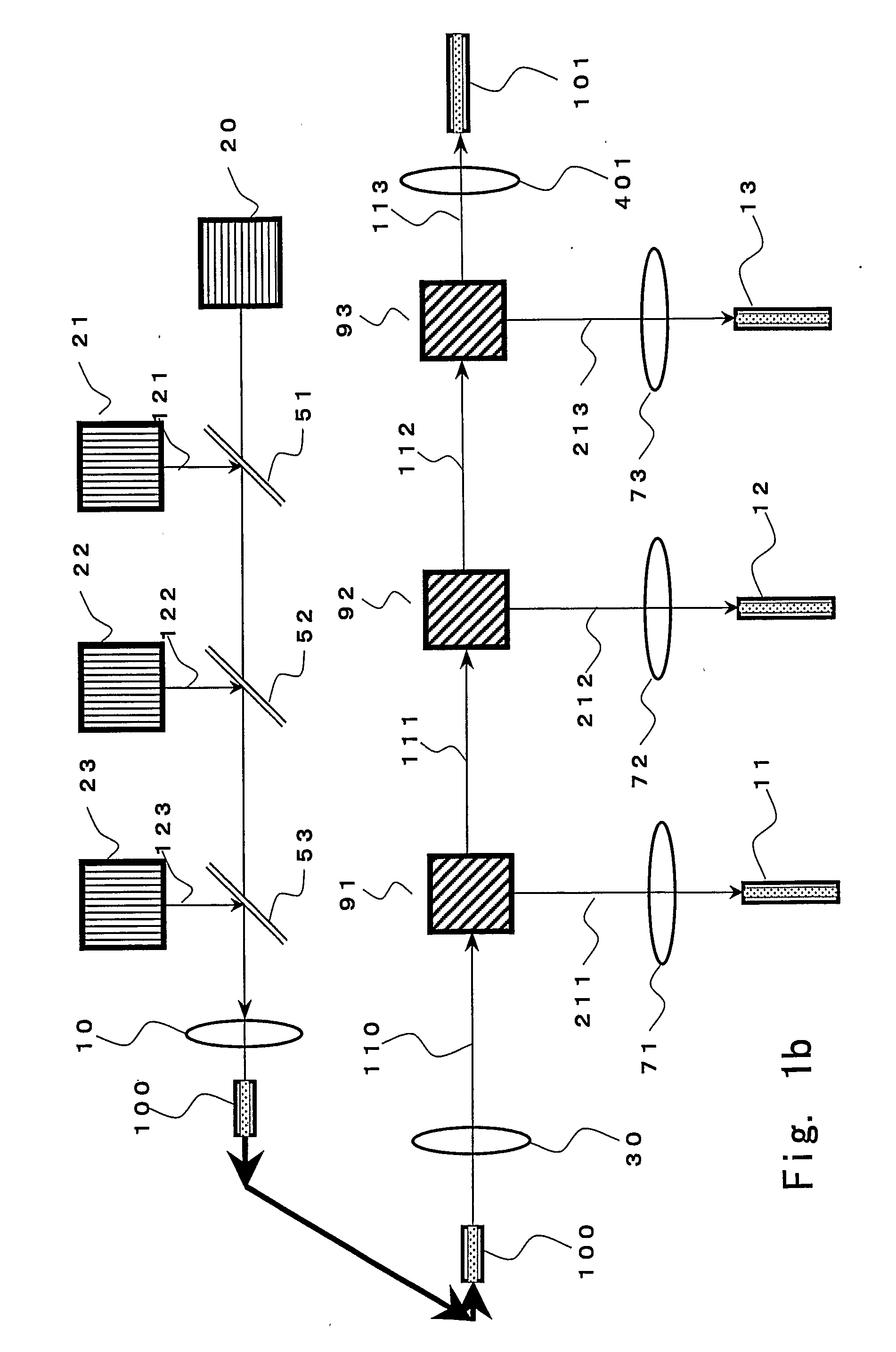 Optically controlled optical-path-switching apparatus, and method of switching optical paths