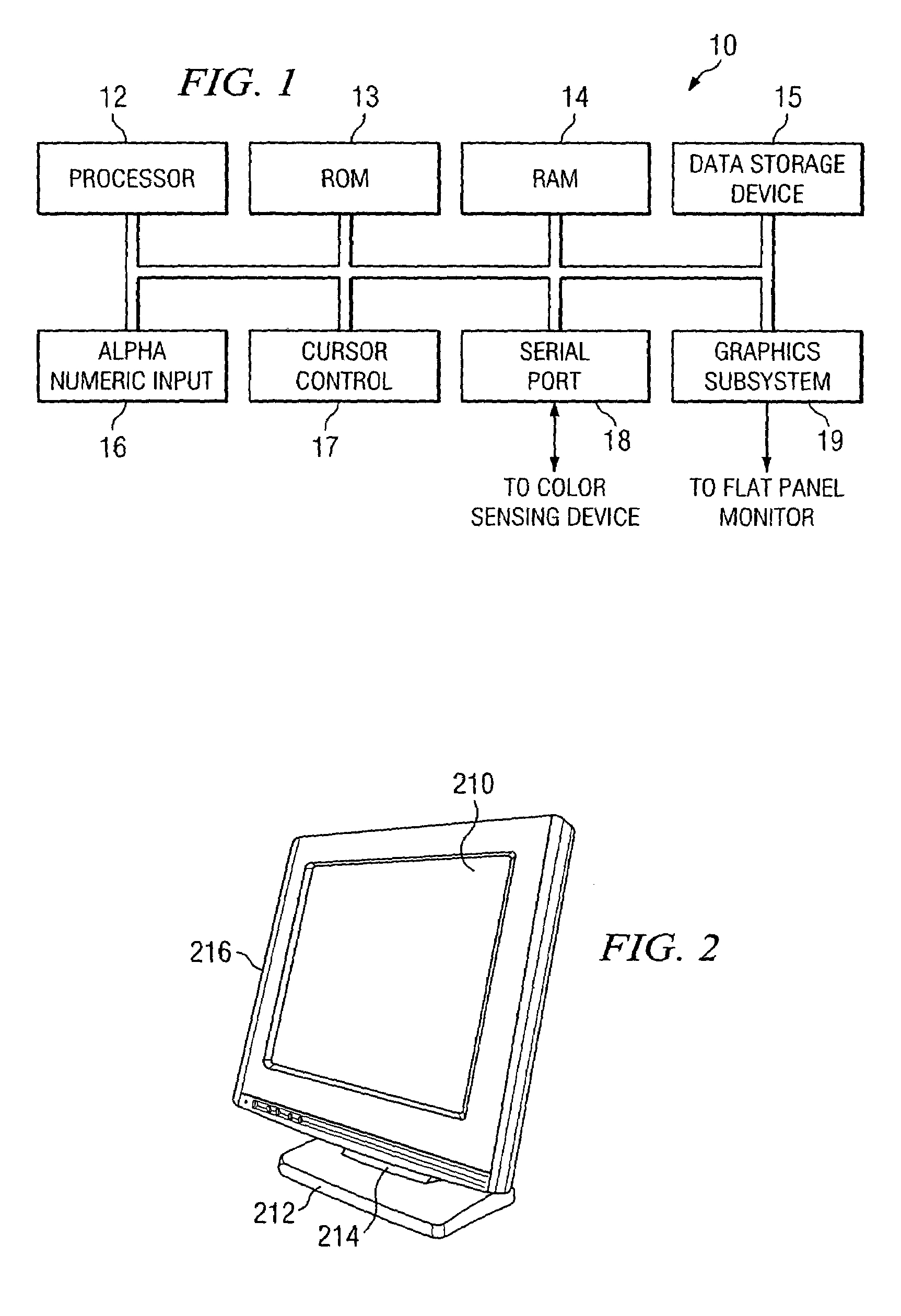 System and method for providing a wide aspect ratio flat panel display monitor independent white-balance adjustment and gamma correction capabilities