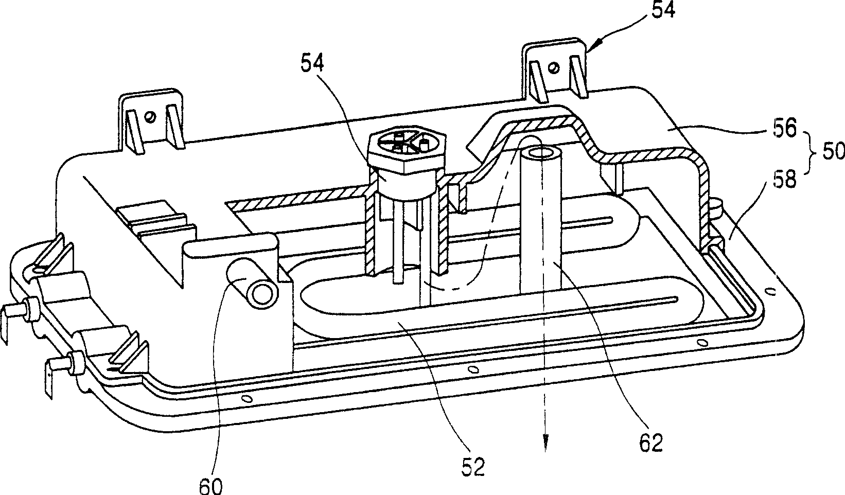 Heating apparatus of washing machine and control method thereof