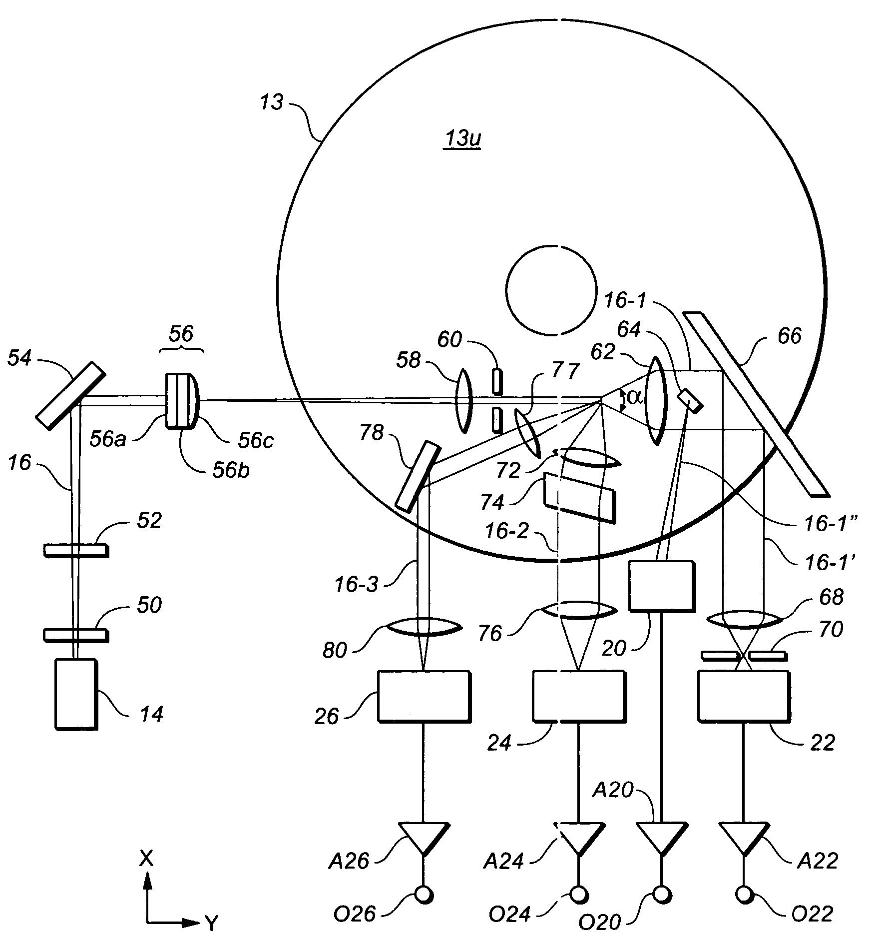 Method and apparatus for selectively providing data from a test head to a processor