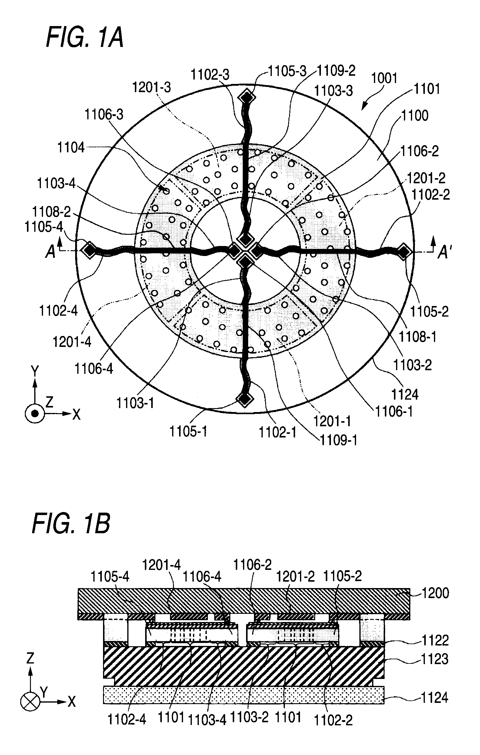 Angular velocity detector, method of detection of angular velocities using angular velocity detector, and method of fabricating angular velocity detector