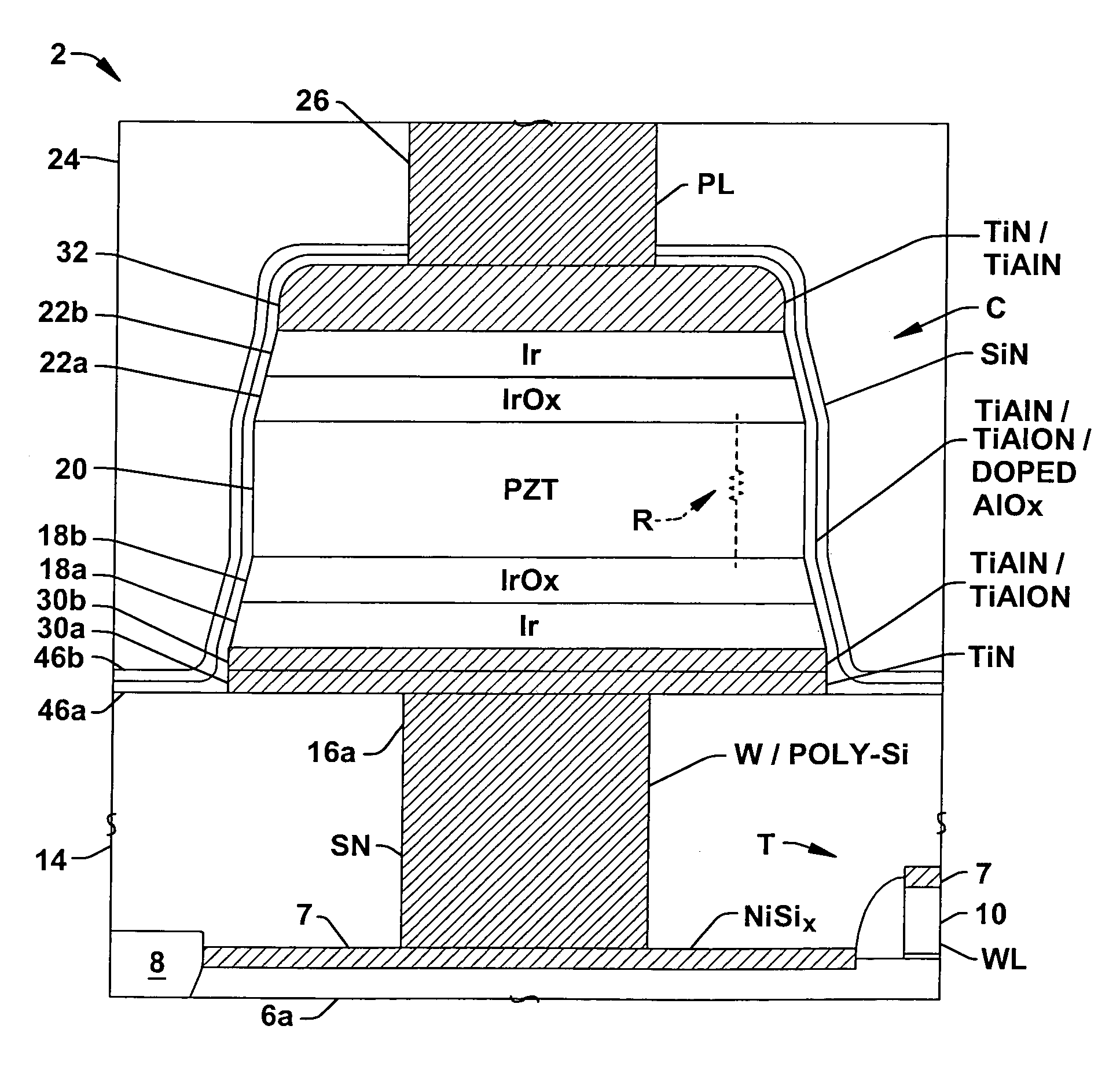 Ferroelectric capacitor with parallel resistance for ferroelectric memory