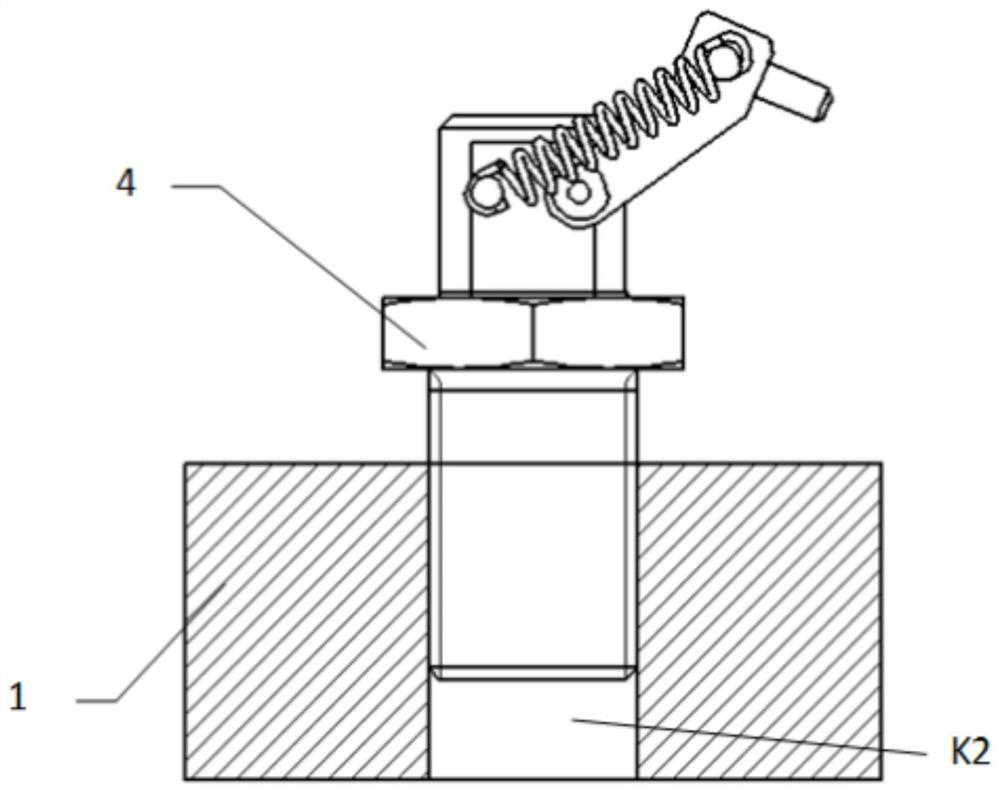 Thread anti-loosening mechanism and anti-loosening mounting method