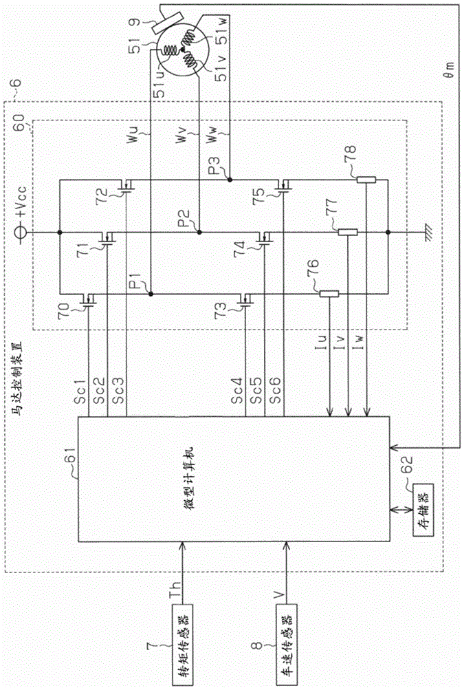 Motor control device and electric power steering device