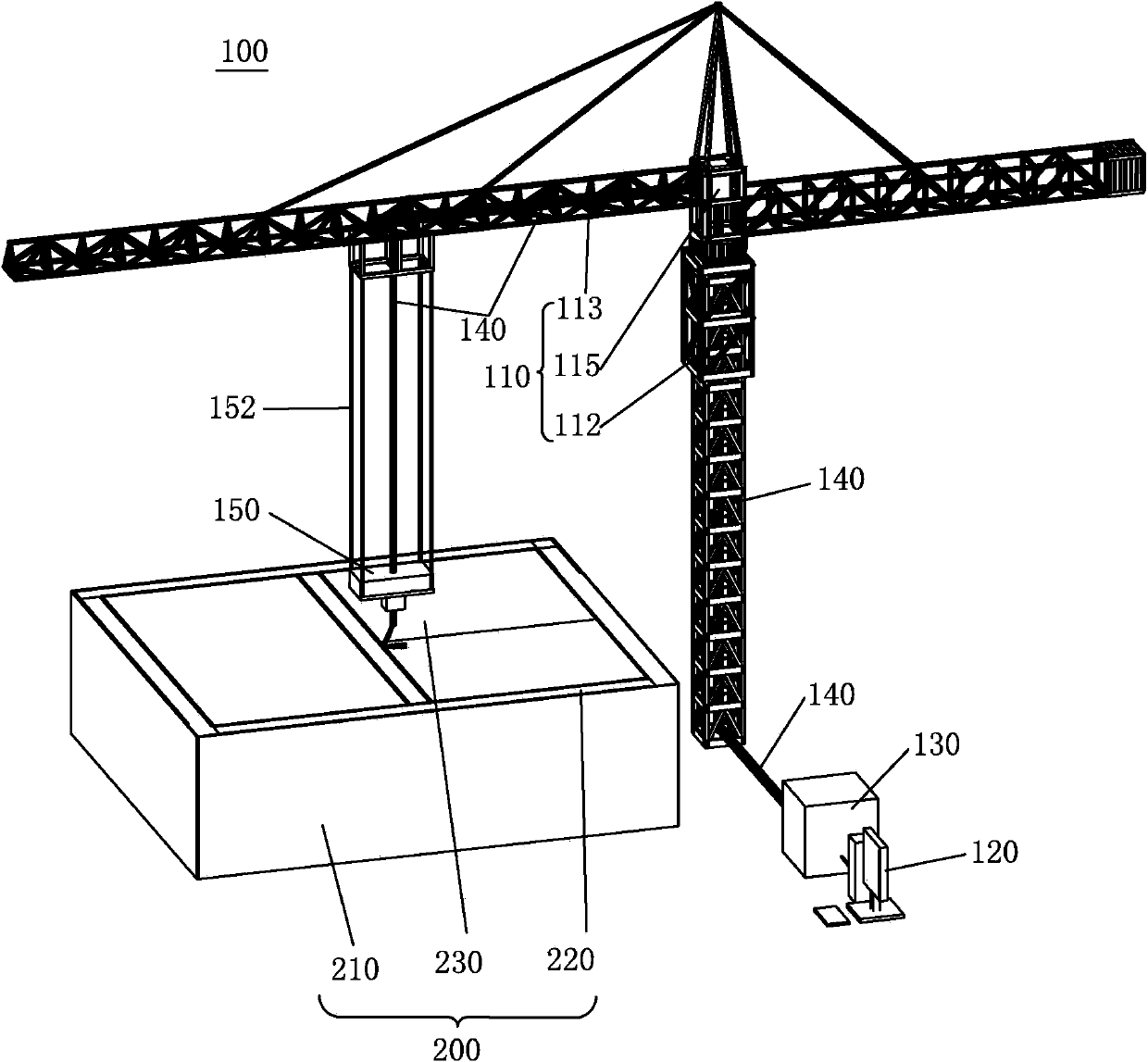 Construction equipment and construction method for constructional engineering
