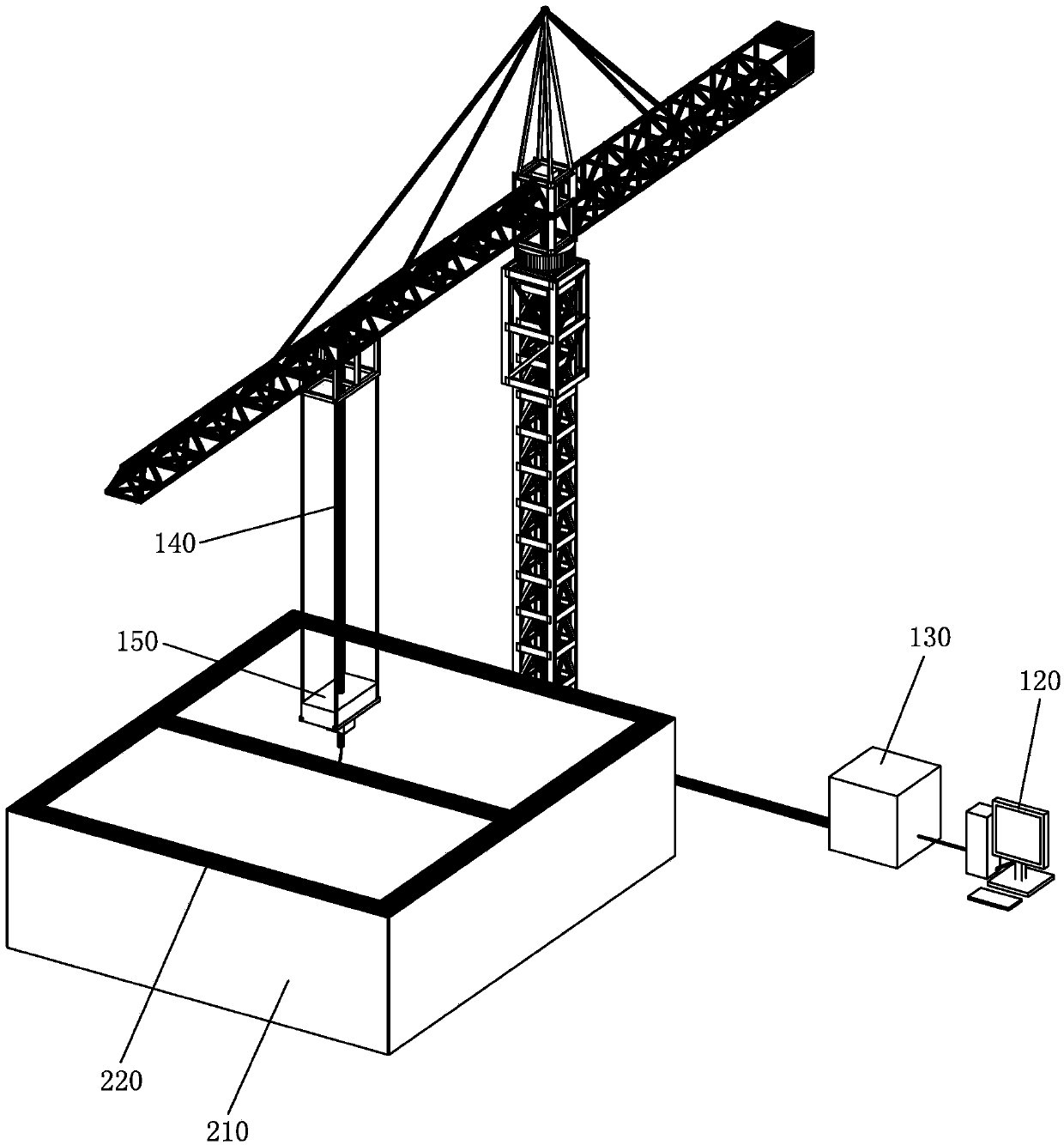 Construction equipment and construction method for constructional engineering